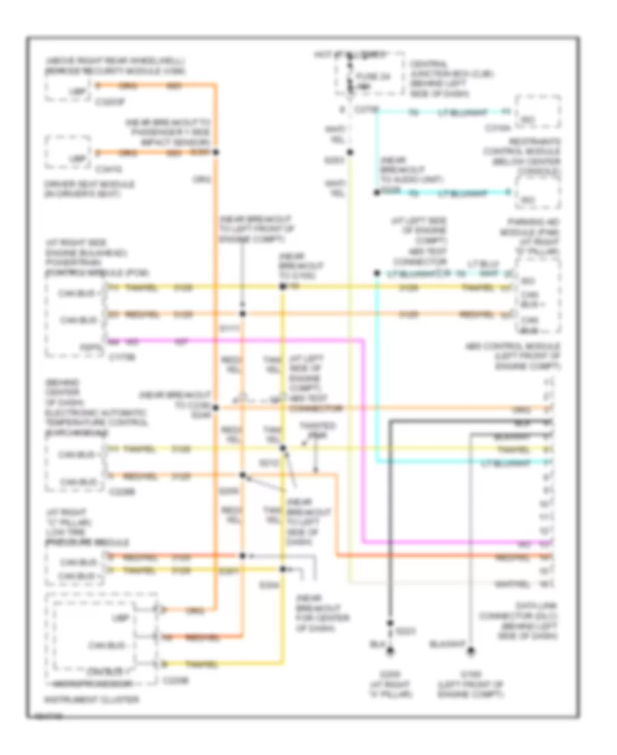 Computer Data Lines Wiring Diagram for Ford Explorer 2004