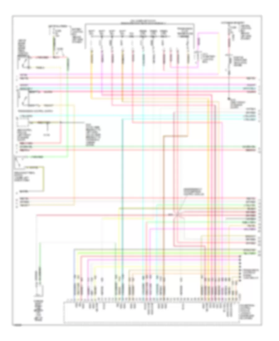 4.0L, Engine Performance Wiring Diagram (2 of 4) for Ford Explorer 2004