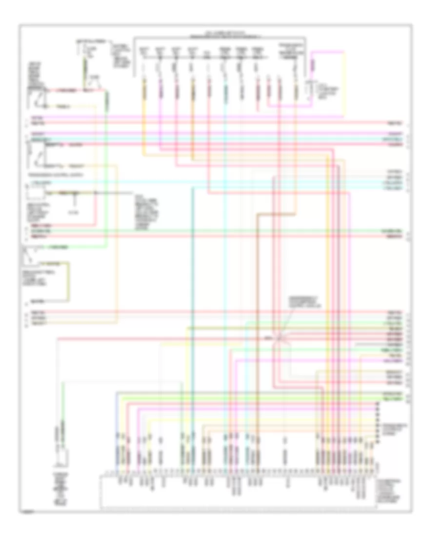4.6L, Engine Performance Wiring Diagram (2 of 4) for Ford Explorer 2004