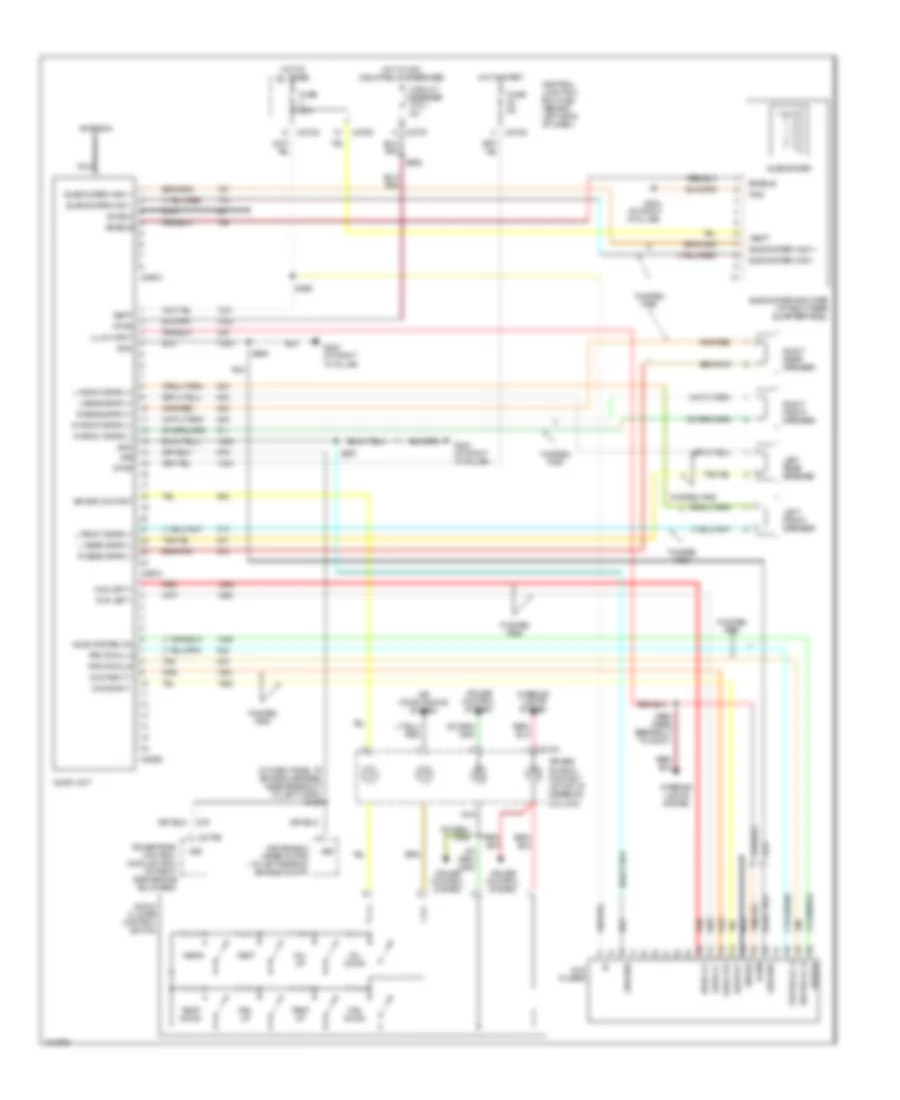 Rear Seat Entertainment Wiring Diagram, with Audiophile System for Ford Explorer 2004