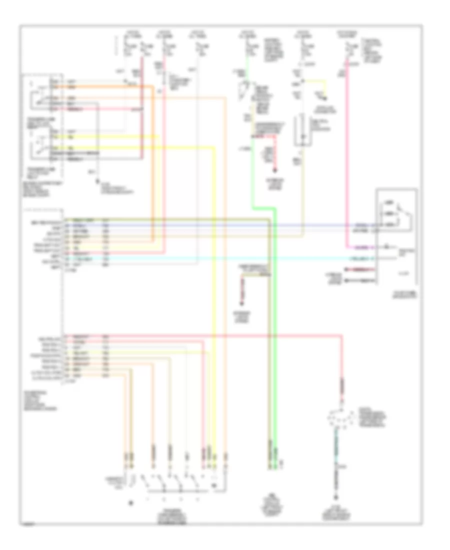 4WD Wiring Diagram with IVD for Ford Explorer 2004