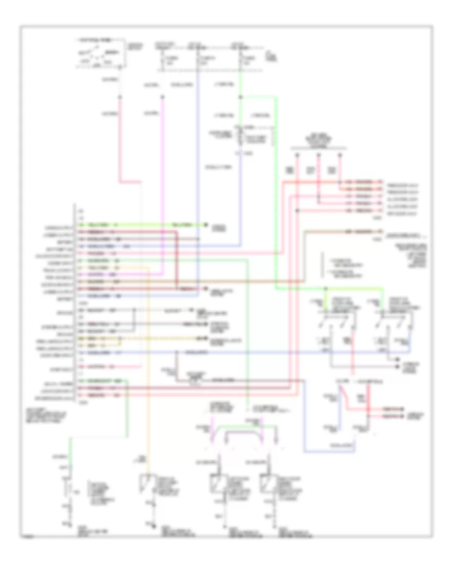 Anti-theft Wiring Diagram for Ford Mustang Cobra R 1995