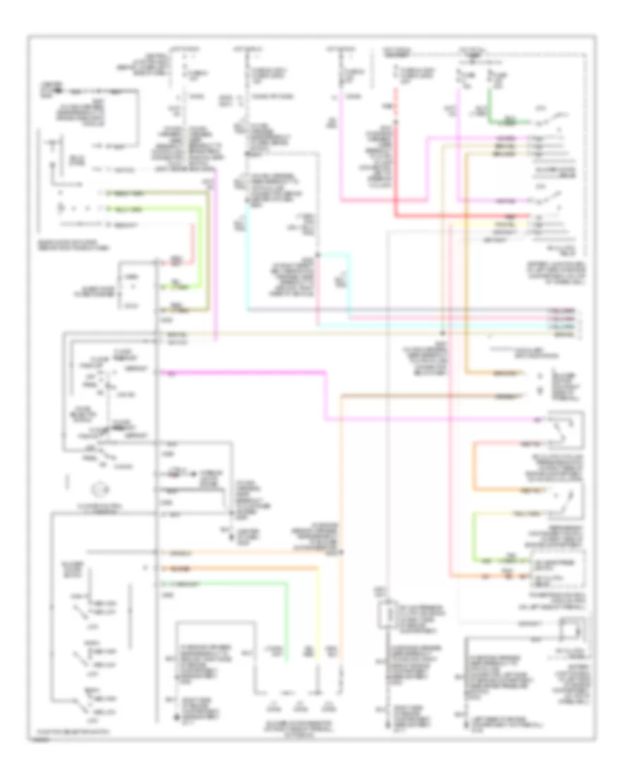 5 4L Manual A C Wiring Diagram 1 of 2 for Ford Excursion 2001