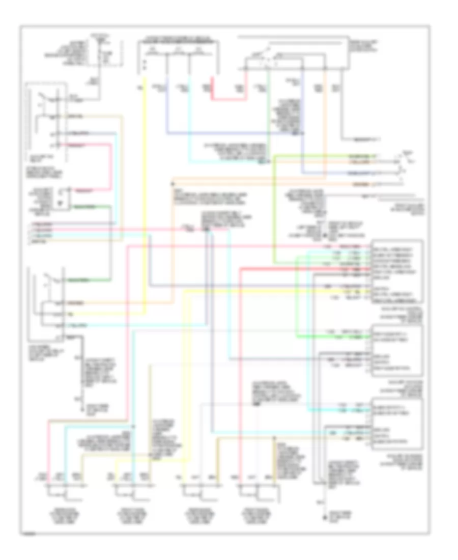 5.4L, Manual AC Wiring Diagram (2 of 2) for Ford Excursion 2001