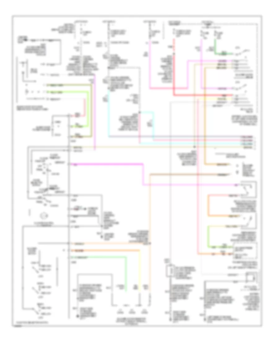 6.8L, Manual AC Wiring Diagram (1 of 2) for Ford Excursion 2001