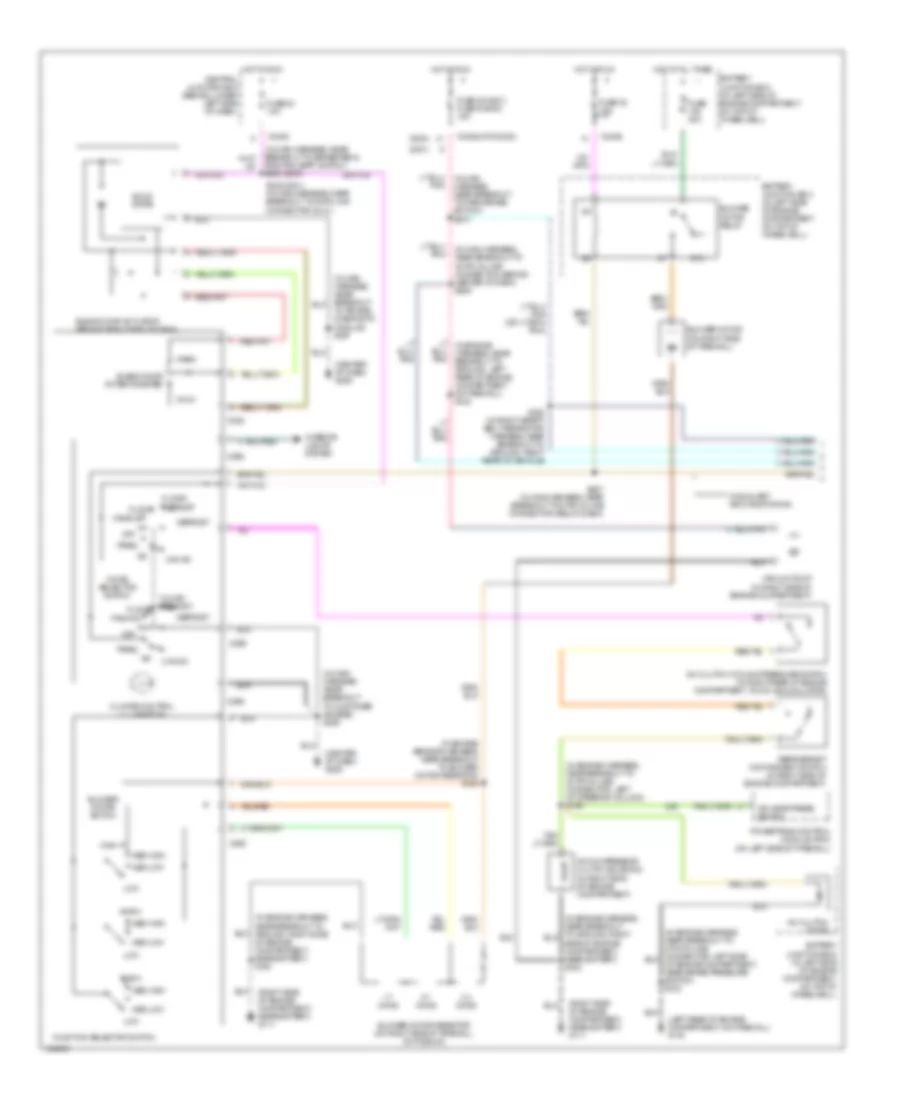 7.3L DI Turbo Diesel, Manual AC Wiring Diagram (1 of 2) for Ford Excursion 2001