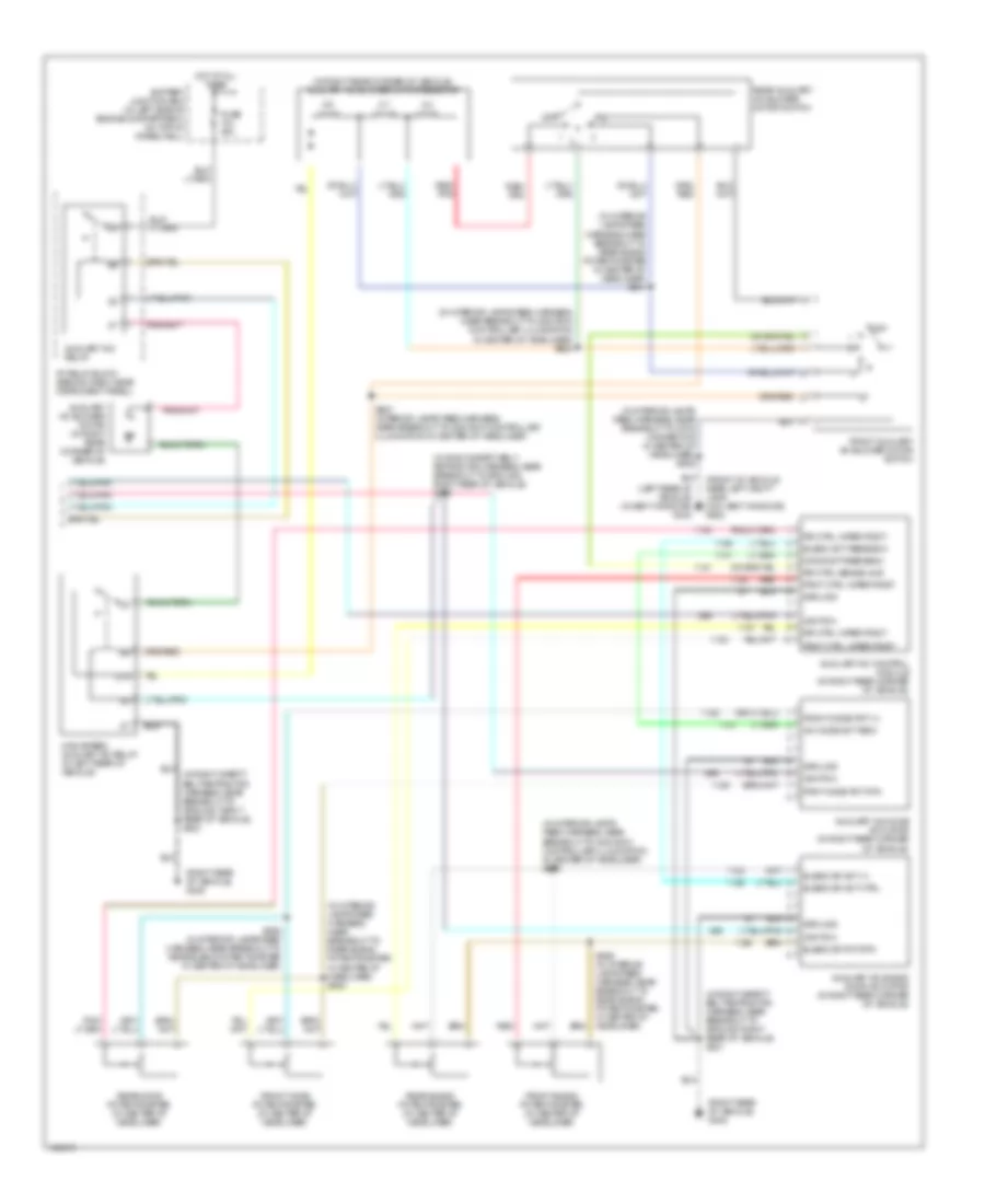7.3L DI Turbo Diesel, Manual AC Wiring Diagram (2 of 2) for Ford Excursion 2001