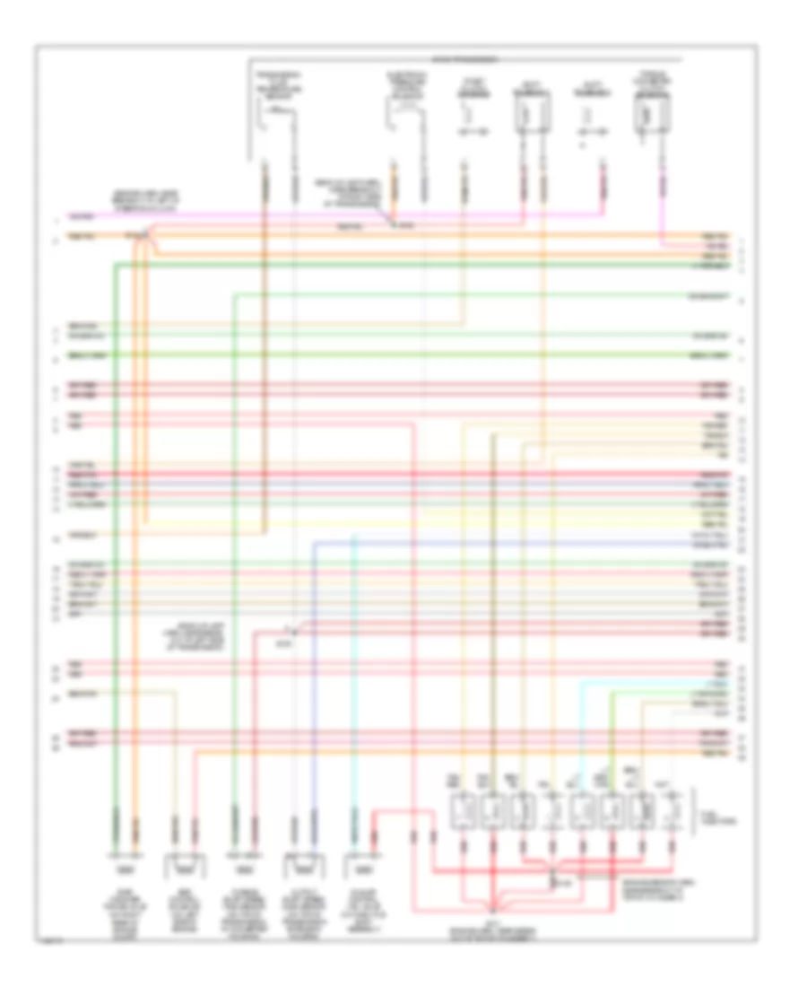 5.4L, Engine Performance Wiring Diagram (3 of 4) for Ford Excursion 2001
