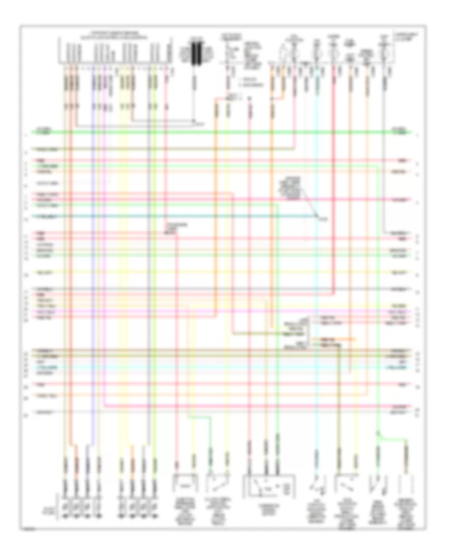 7.3L DI Turbo Diesel, Engine Performance Wiring Diagram, California (2 of 4) for Ford Excursion 2001