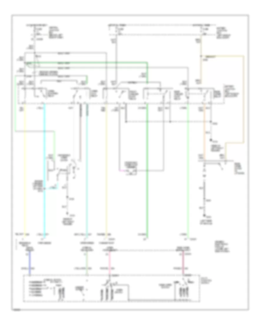 WiperWasher Wiring Diagram for Ford Excursion 2001