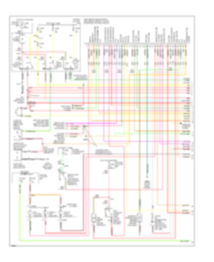 7 3L DI Turbo Diesel Engine Performance Wiring Diagram Except California 1 of 3 for Ford E450 Super Duty 2003