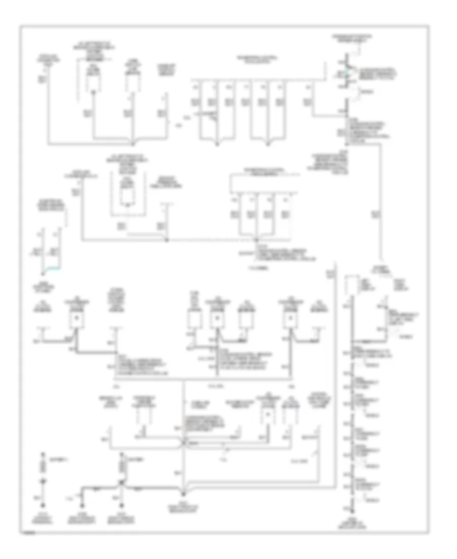 Ground Distribution Wiring Diagram without Stripped Chassis 1 of 4 for Ford E450 Super Duty 2003