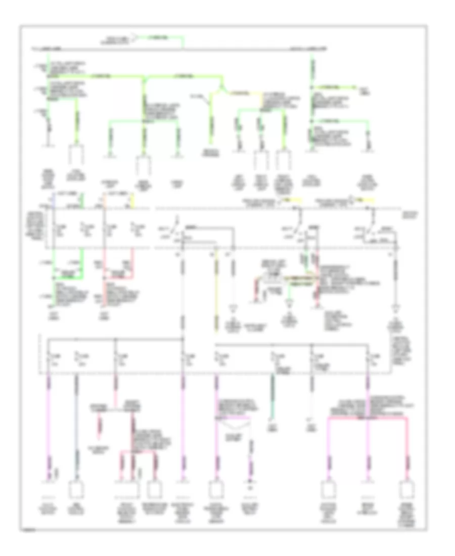 Power Distribution Wiring Diagram 3 of 5 for Ford E450 Super Duty 2003
