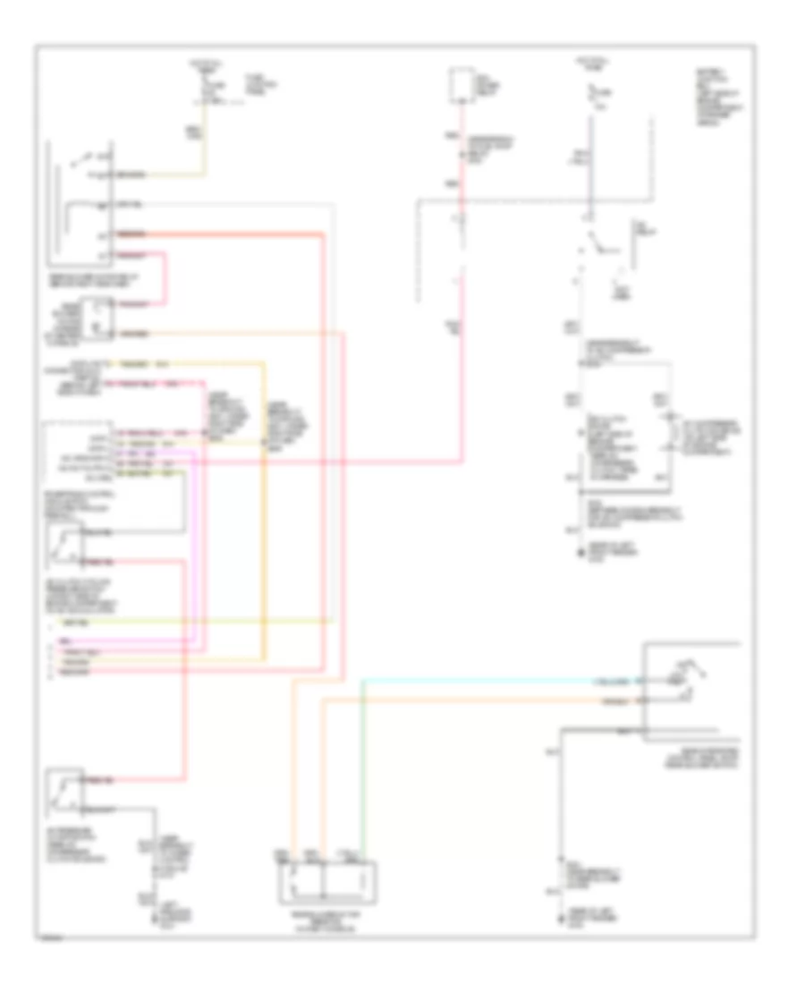 Automatic AC Wiring Diagram (2 of 2) for Ford Explorer 1999