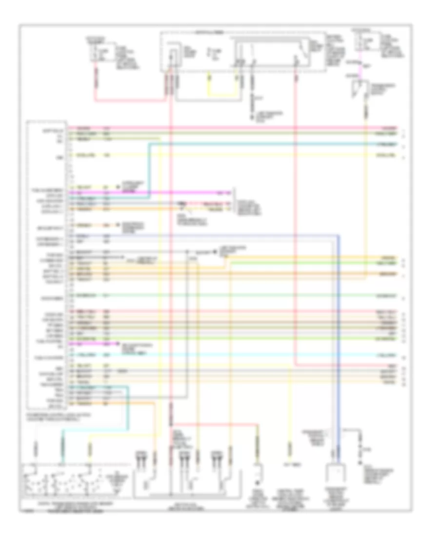 4.0L SOHC, Engine Performance Wiring Diagrams (1 of 4) for Ford Explorer 1999