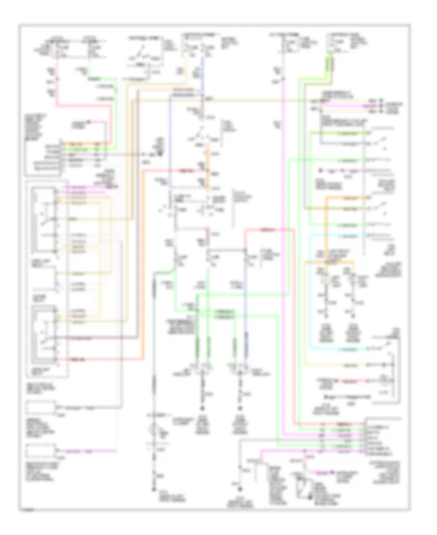 Autolamps Wiring Diagram for Ford Explorer 1999