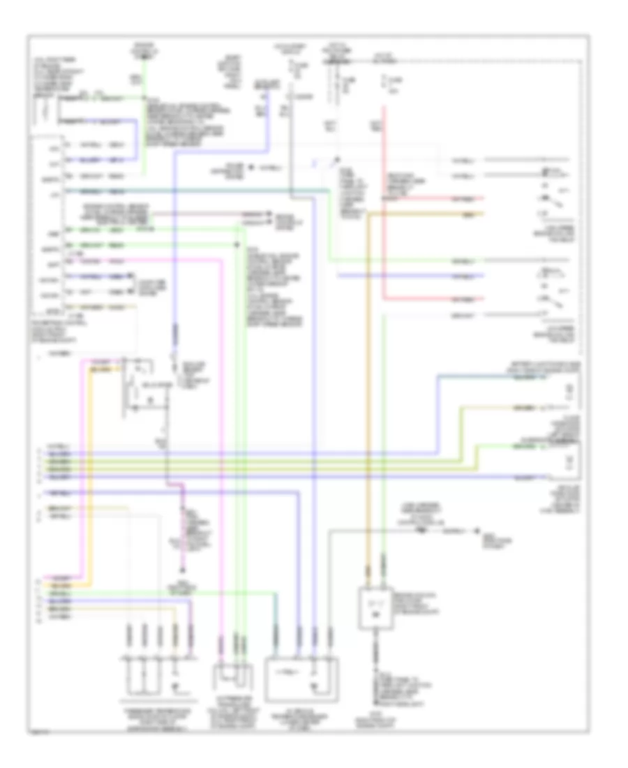 Automatic AC Wiring Diagram (2 of 2) for Ford Mustang 2010