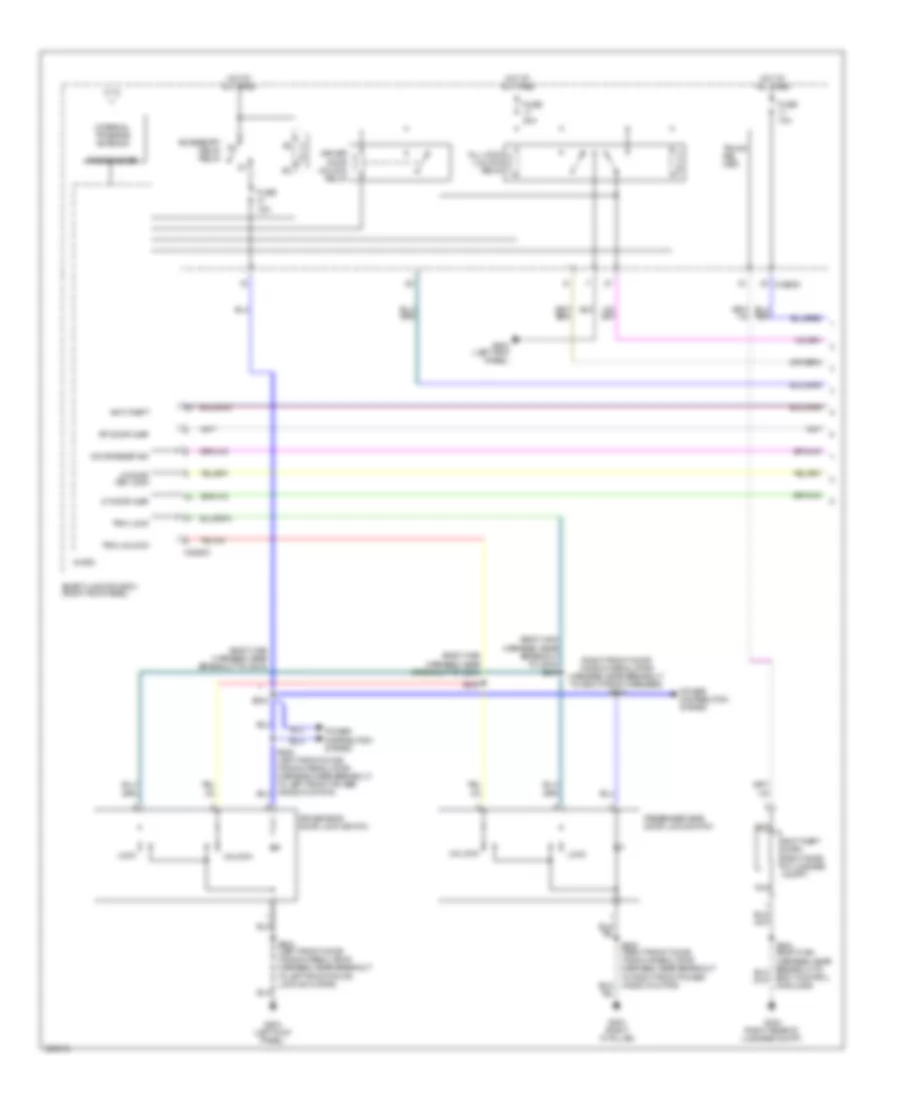 Forced Entry Wiring Diagram 1 of 2 for Ford Mustang 2010