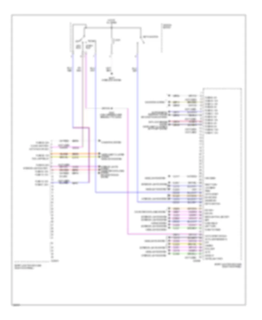 Body Control Modules Wiring Diagram 1 of 3 for Ford Mustang 2010