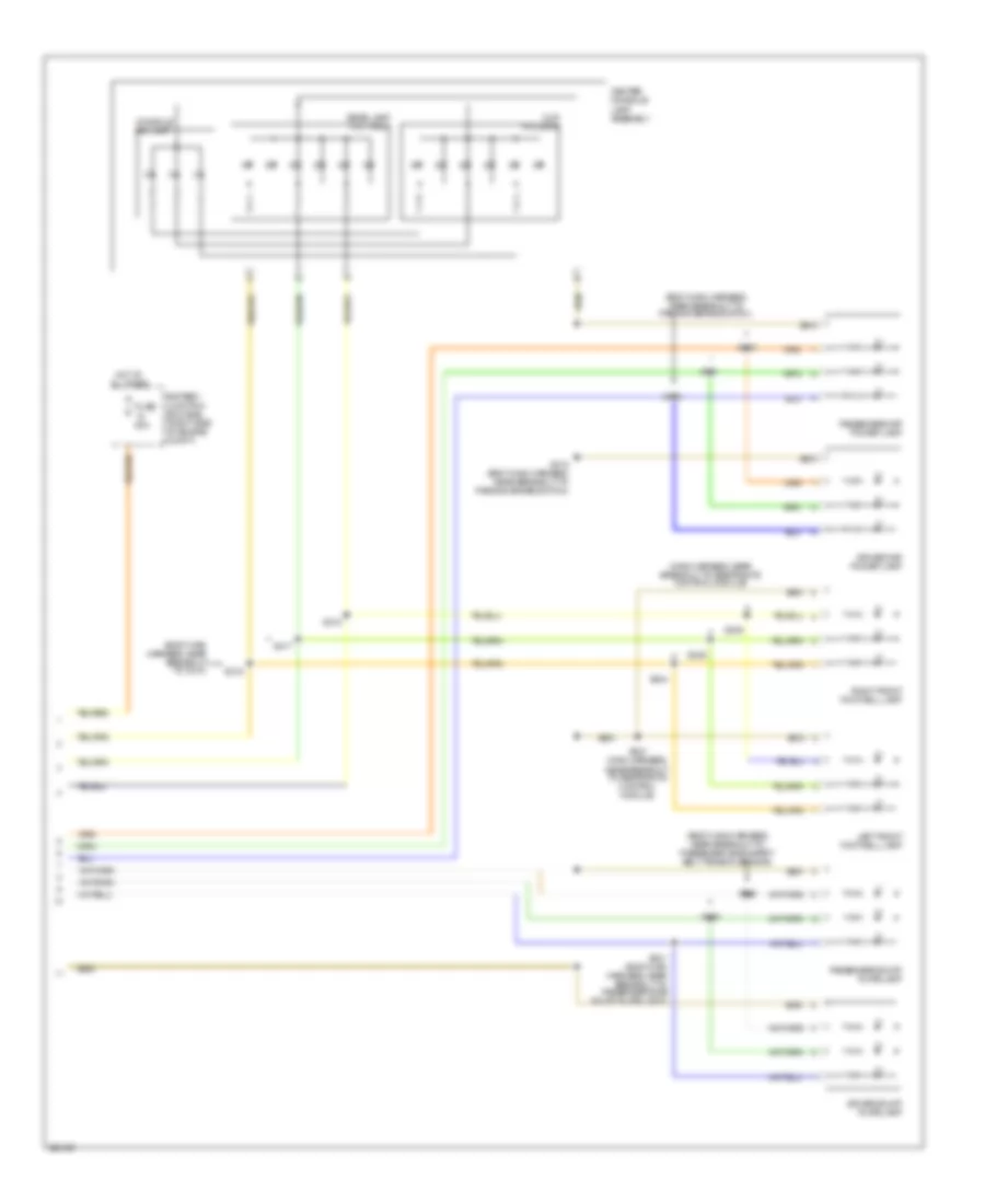 Courtesy Lamps Wiring Diagram (2 of 2) for Ford Mustang 2010