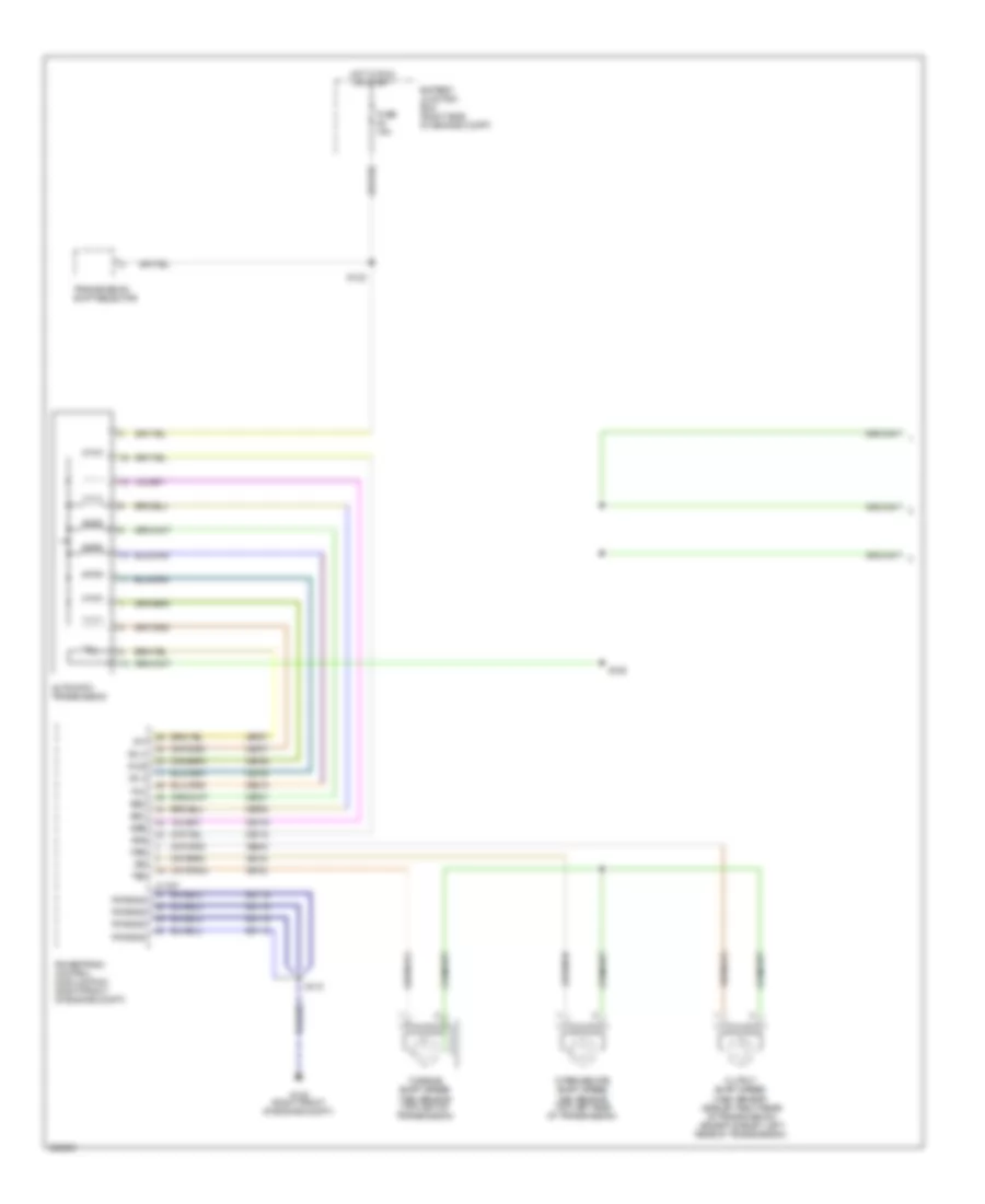 Transmission Wiring Diagram 1 of 2 for Ford Mustang 2010