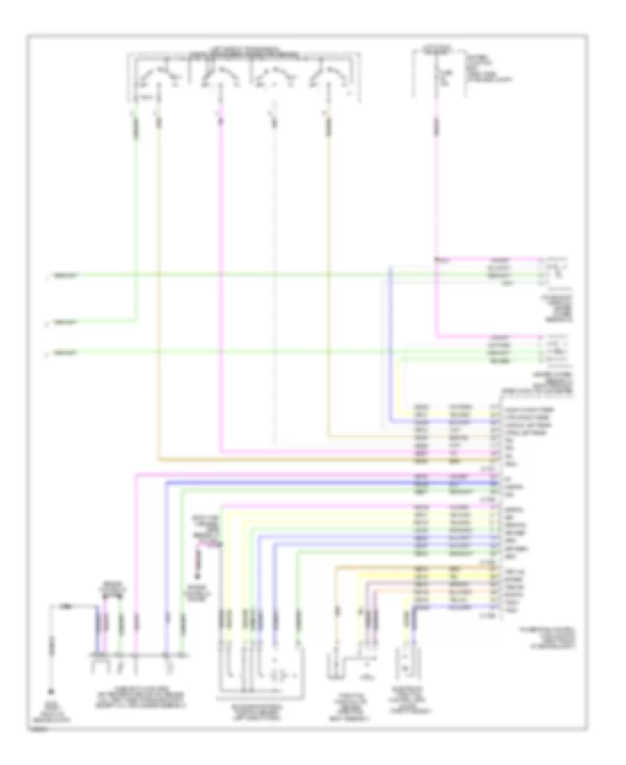 Transmission Wiring Diagram (2 of 2) for Ford Mustang 2010