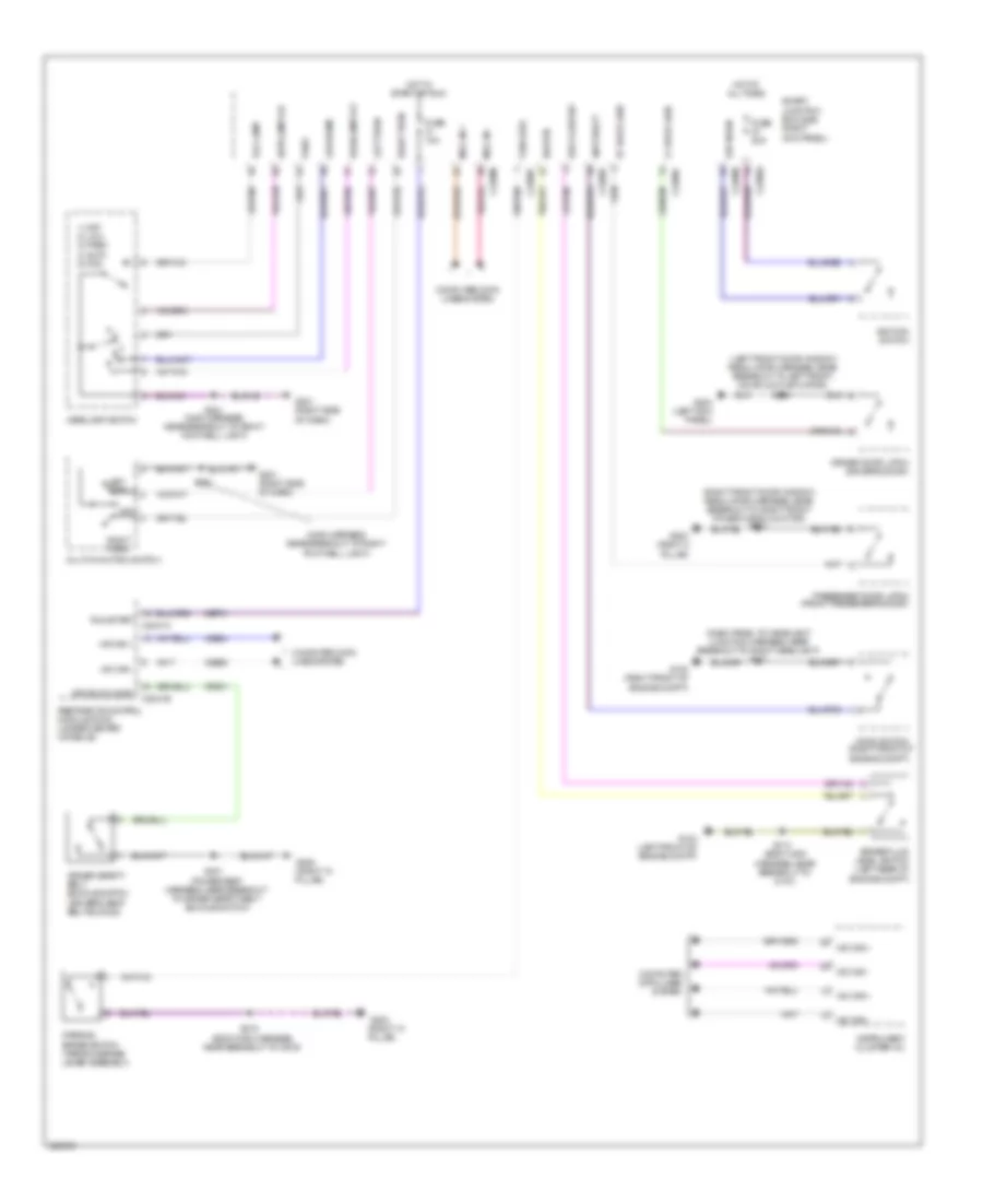 Chime Wiring Diagram for Ford Mustang 2010