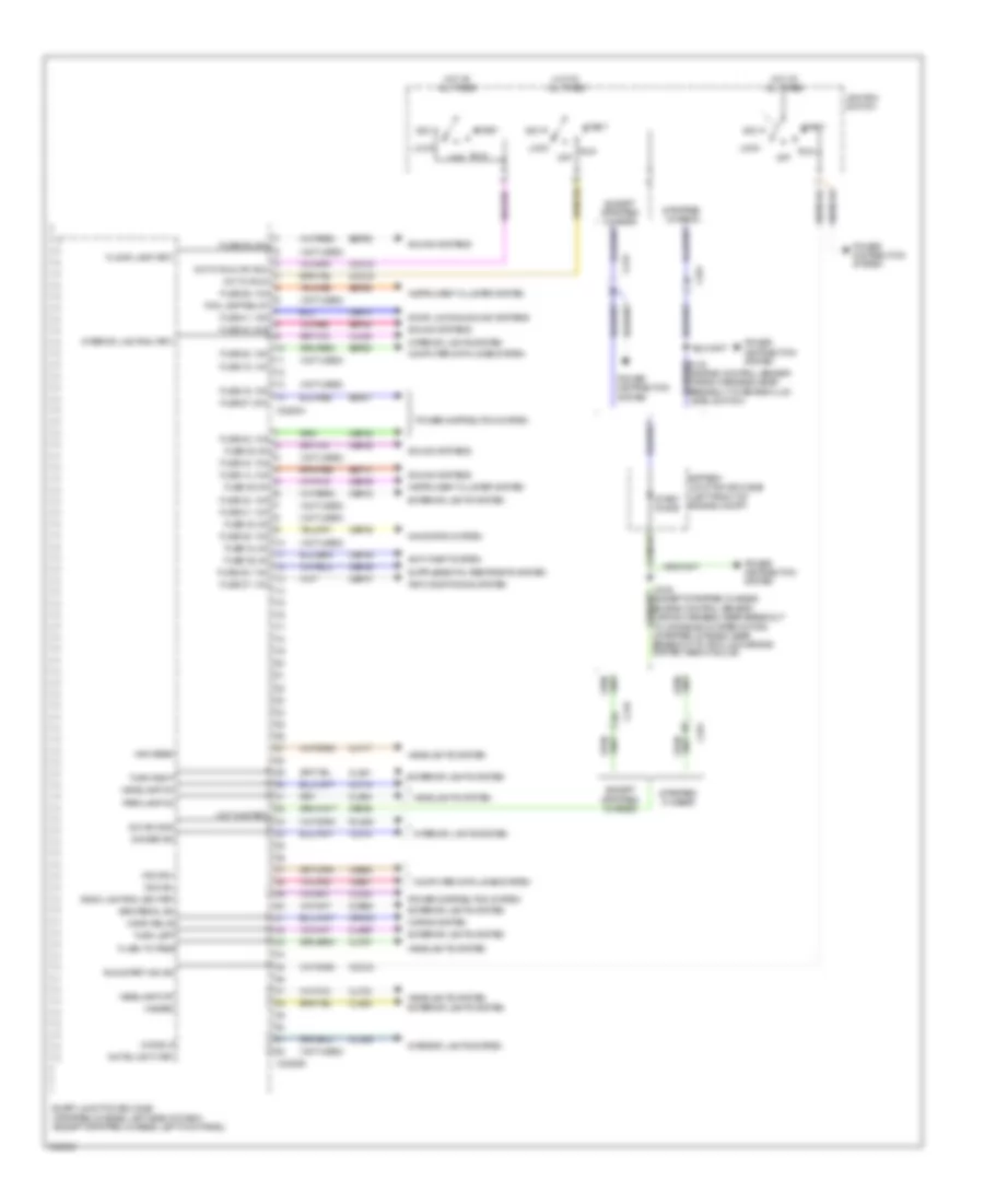 Body Control Modules Wiring Diagram 1 of 3 for Ford Cutaway E350 Super Duty 2012