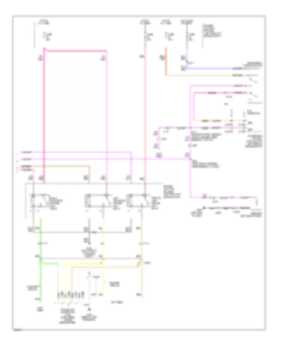 Exterior Lamps Wiring Diagram Cutaway 2 of 2 for Ford Cutaway E350 Super Duty 2012