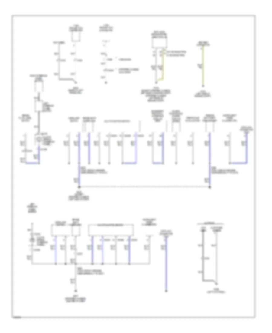 Ground Distribution Wiring Diagram (2 of 5) for Ford Cutaway E350 Super Duty 2012