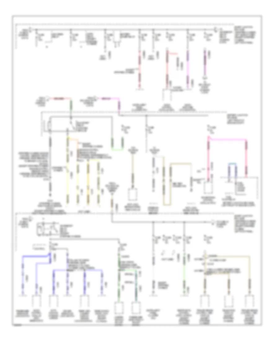 Power Distribution Wiring Diagram 6 of 9 for Ford Cutaway E350 Super Duty 2012