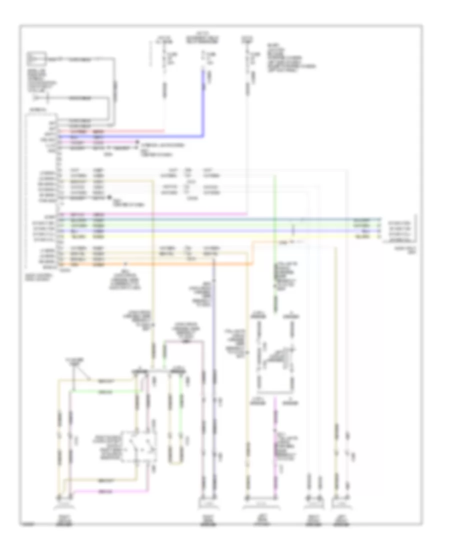 Base Radio Wiring Diagram for Ford Cutaway E350 Super Duty 2012