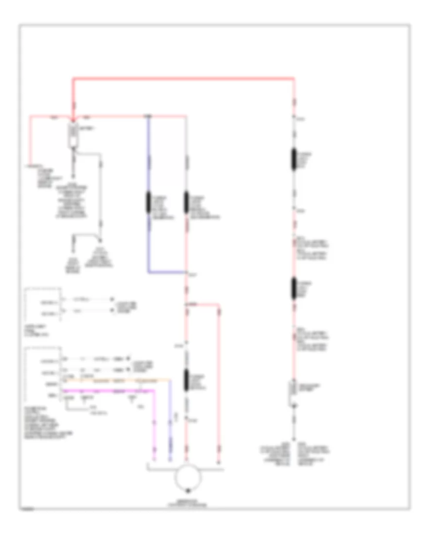 6.8L, Charging Wiring Diagram for Ford Cutaway E350 Super Duty 2012