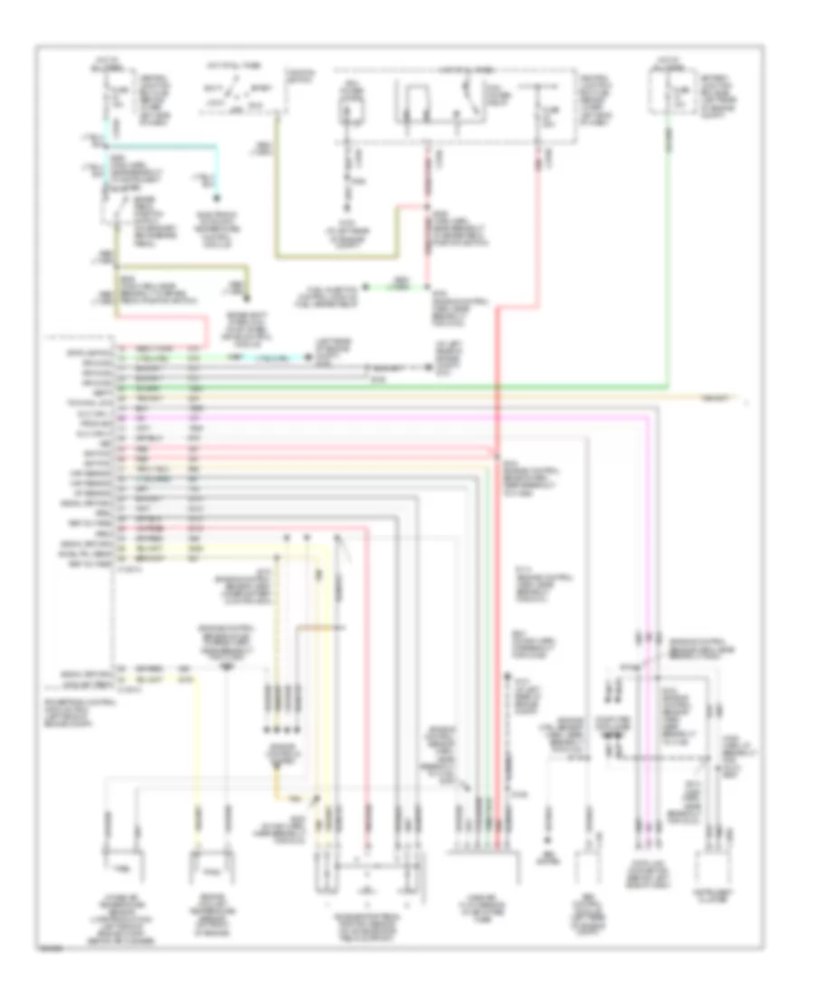 6.0L Diesel, AT Wiring Diagram (1 of 2) for Ford F550 Super Duty 2005
