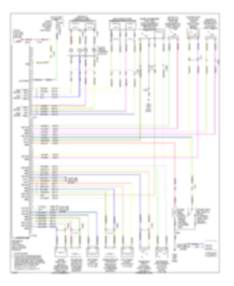 Supplemental Restraints Wiring Diagram for Ford Expedition EL XLT 2014