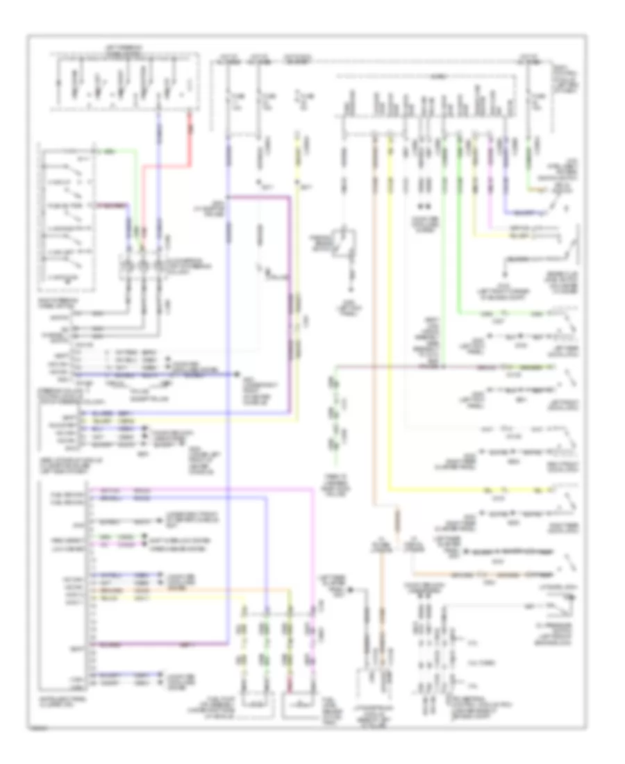 Instrument Cluster Wiring Diagram for Ford Explorer XLT 2013