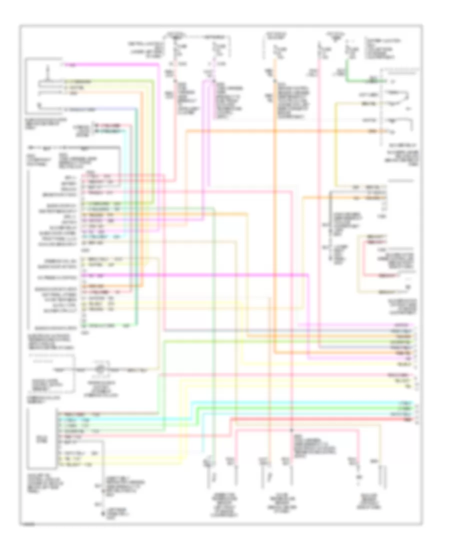 Automatic A C Wiring Diagram 1 of 3 for Ford Expedition 2001