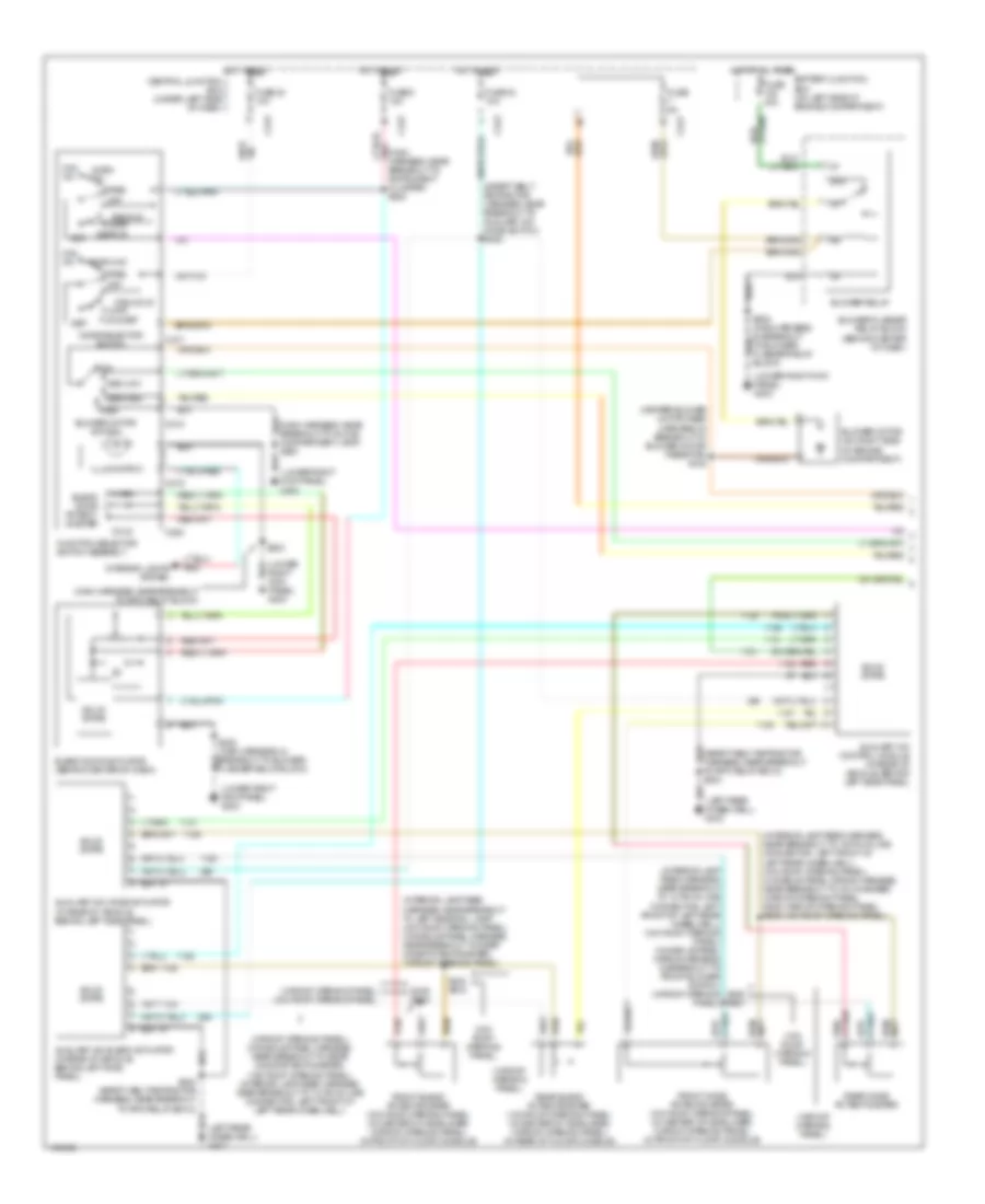 Manual A C Wiring Diagram 1 of 2 for Ford Expedition 2001