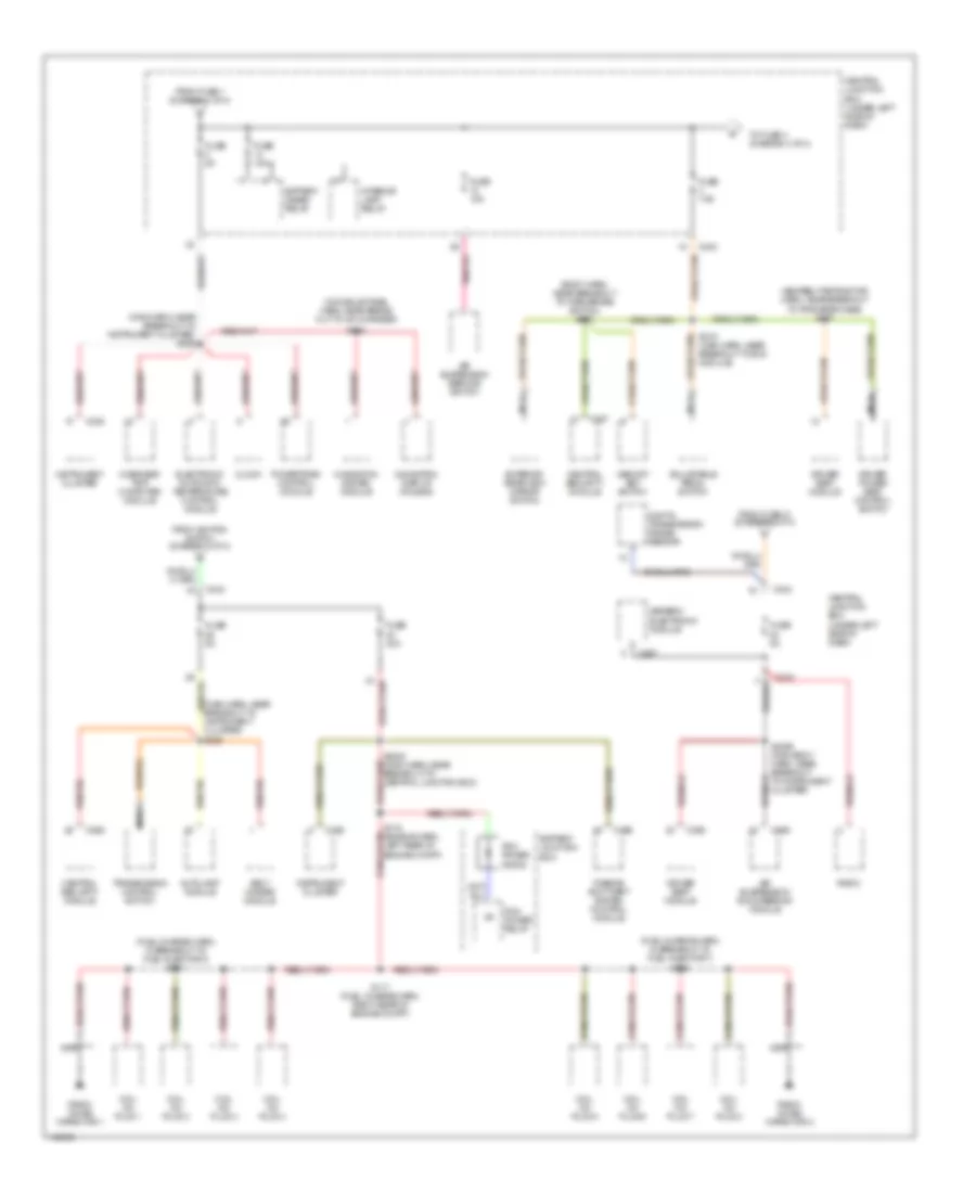Power Distribution Wiring Diagram (3 of 4) for Ford Expedition 2001