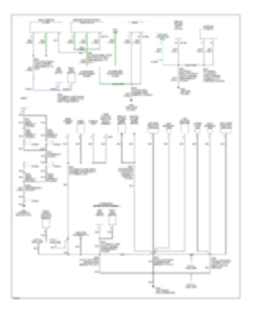 Ground Distribution Wiring Diagram, without Stripped Chassis (4 of 4) for Ford E550 Super Duty 2003