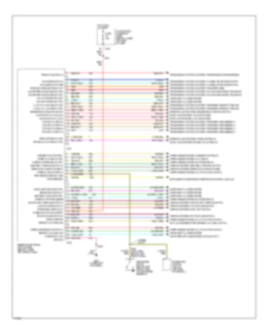Body Control Modules Wiring Diagram (2 of 2) for Ford F450 Super Duty 1999