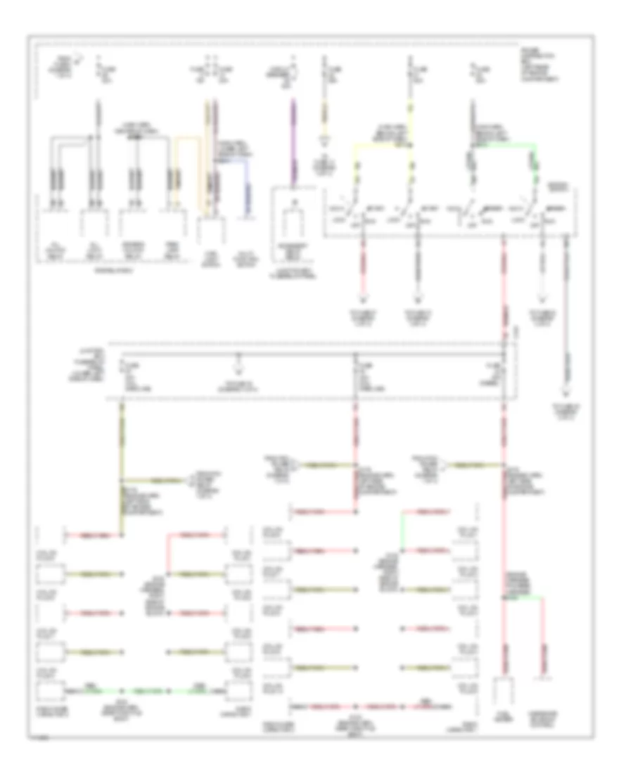 Power Distribution Wiring Diagram 2 of 4 for Ford F450 Super Duty 1999