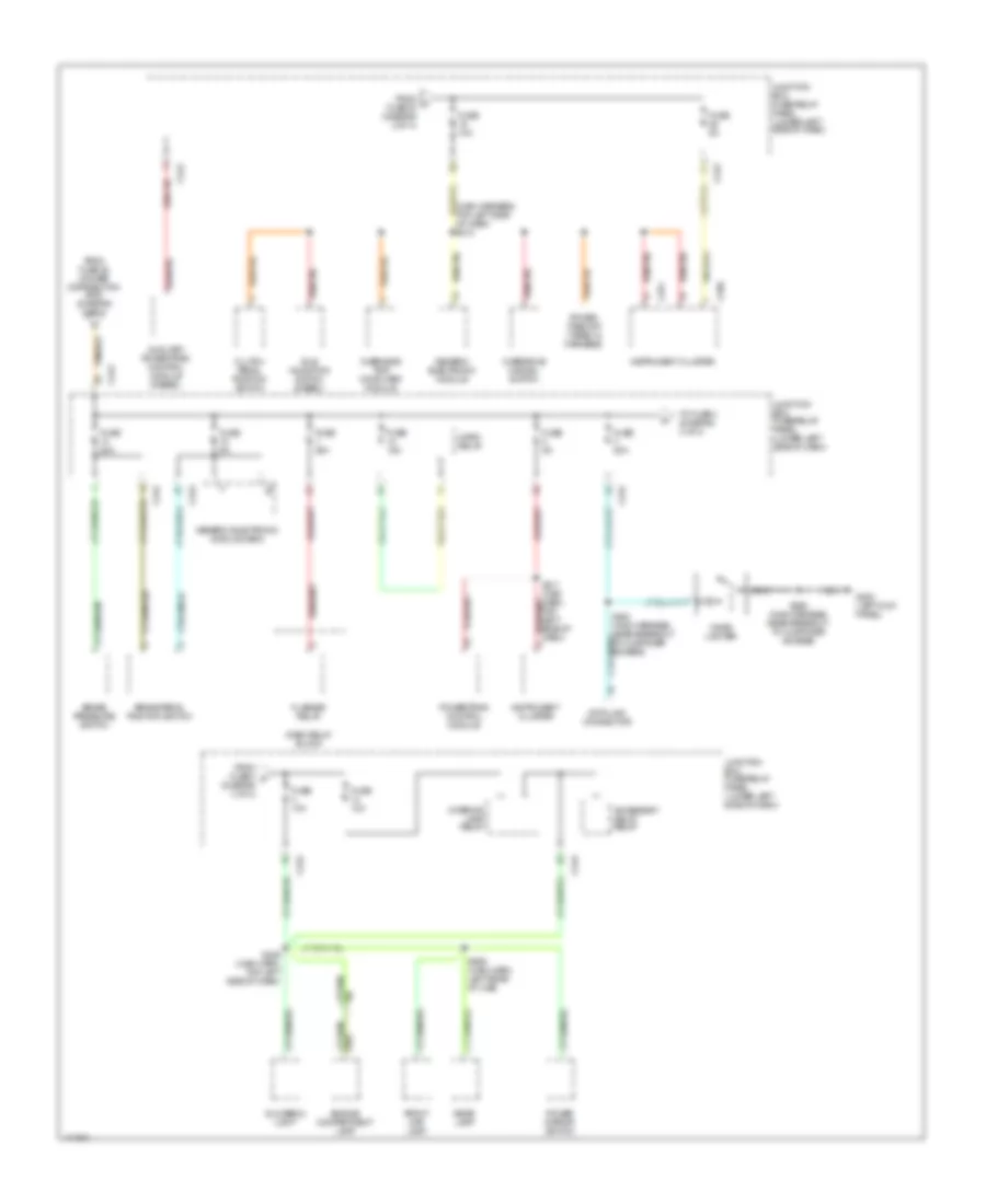 Power Distribution Wiring Diagram 3 of 4 for Ford F450 Super Duty 1999