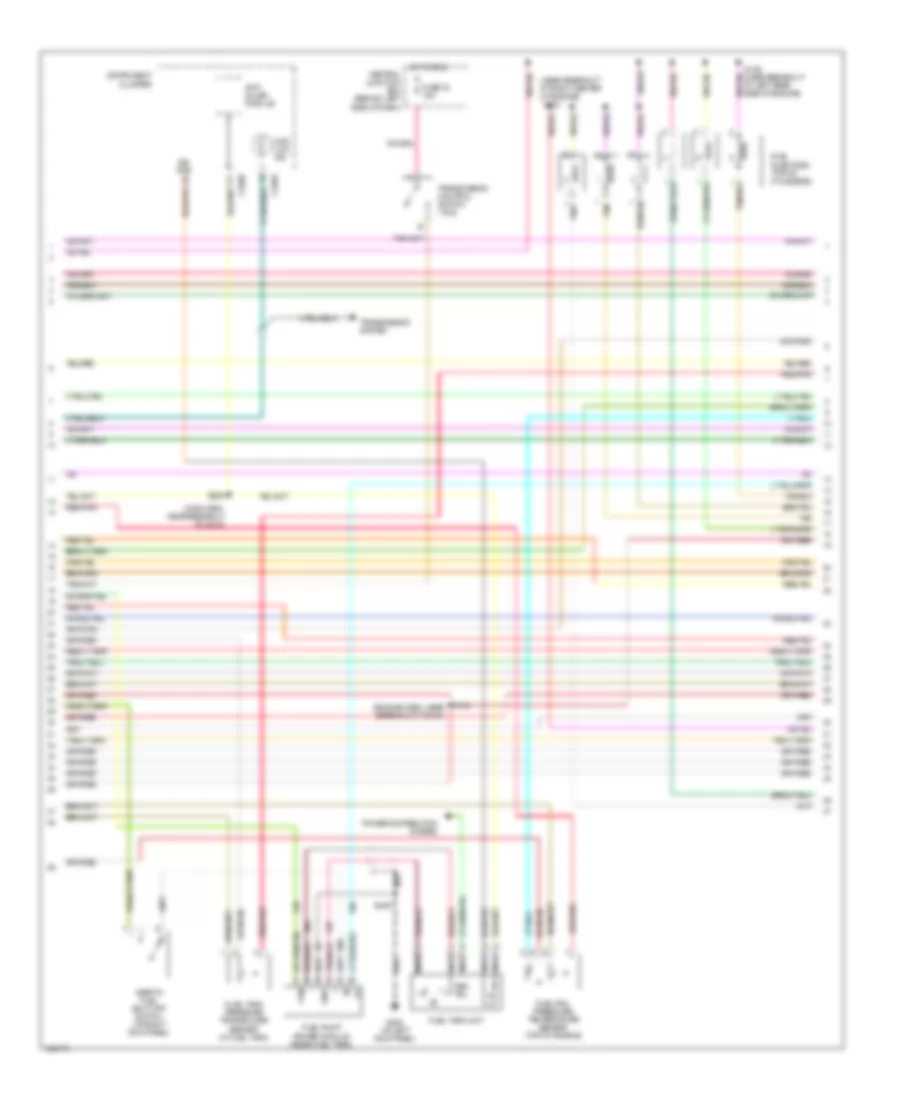 4.0L, Engine Performance Wiring Diagram (3 of 4) for Ford Explorer Sport Trac 2004