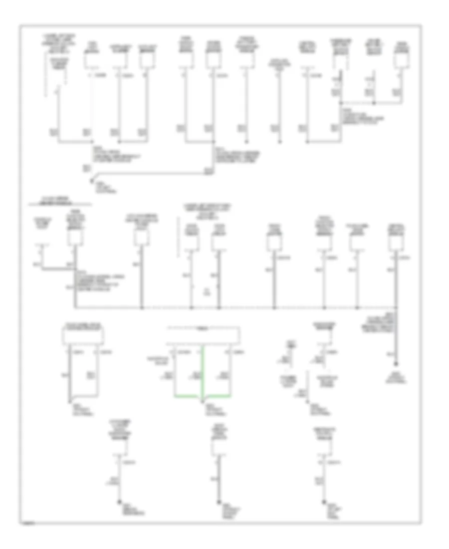 Ground Distribution Wiring Diagram 2 of 3 for Ford Explorer Sport Trac 2004