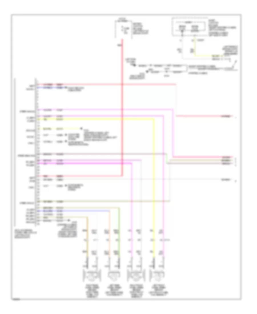 Anti lock Brakes Wiring Diagram with Stability Assist 1 of 2 for Ford E450 Super Duty 2012