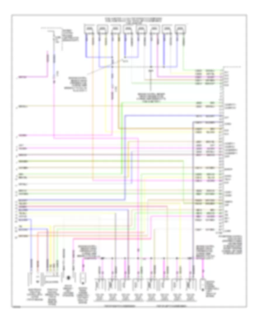 5.4L, Engine Performance Wiring Diagram, with Torqshift (5 of 5) for Ford E450 Super Duty 2012