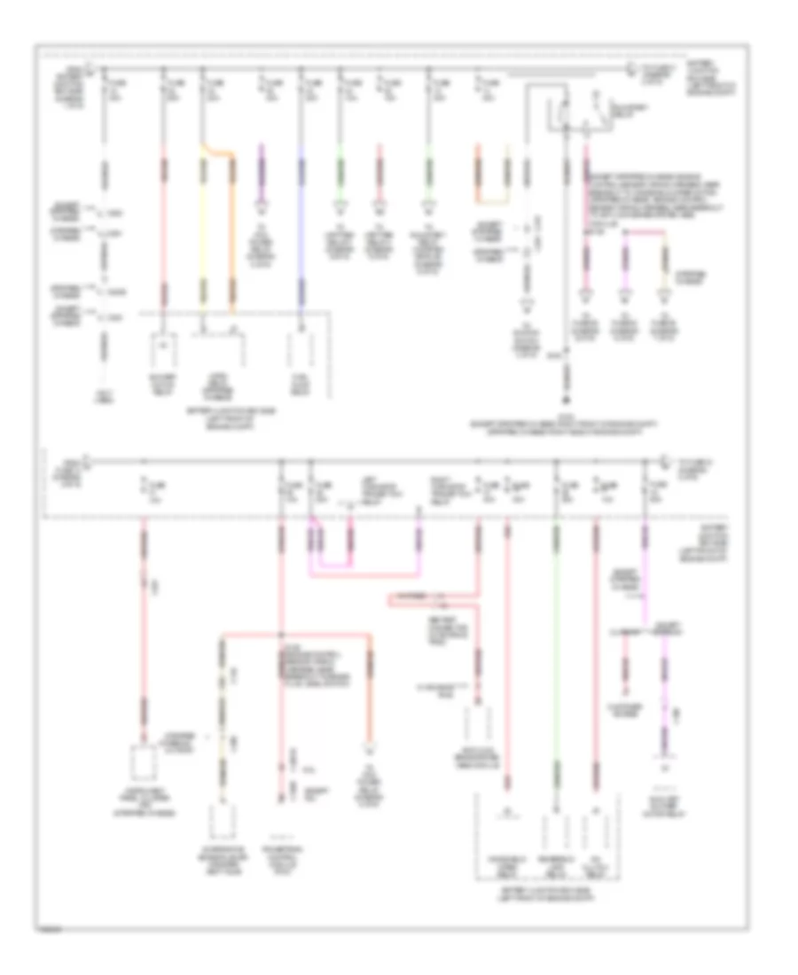 Power Distribution Wiring Diagram 2 of 9 for Ford E450 Super Duty 2012