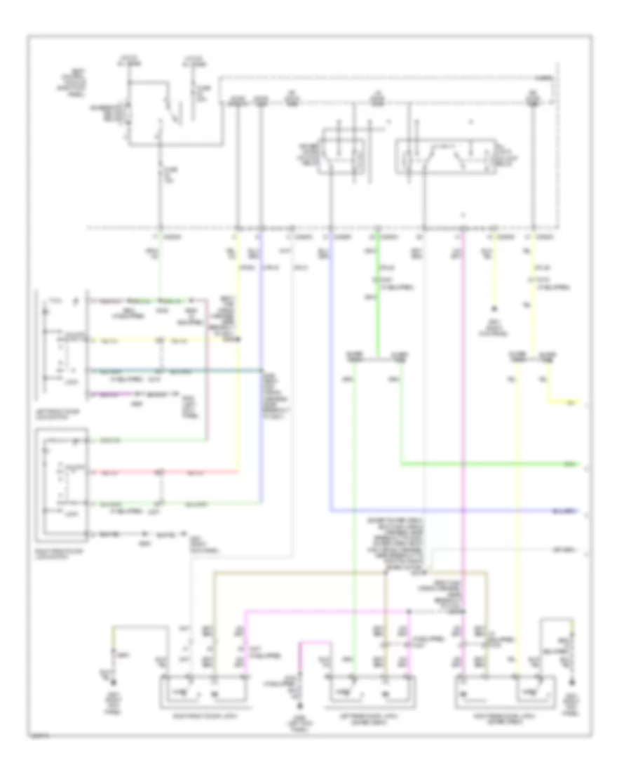 Forced Entry Wiring Diagram 1 of 2 for Ford F 150 FX2 2013