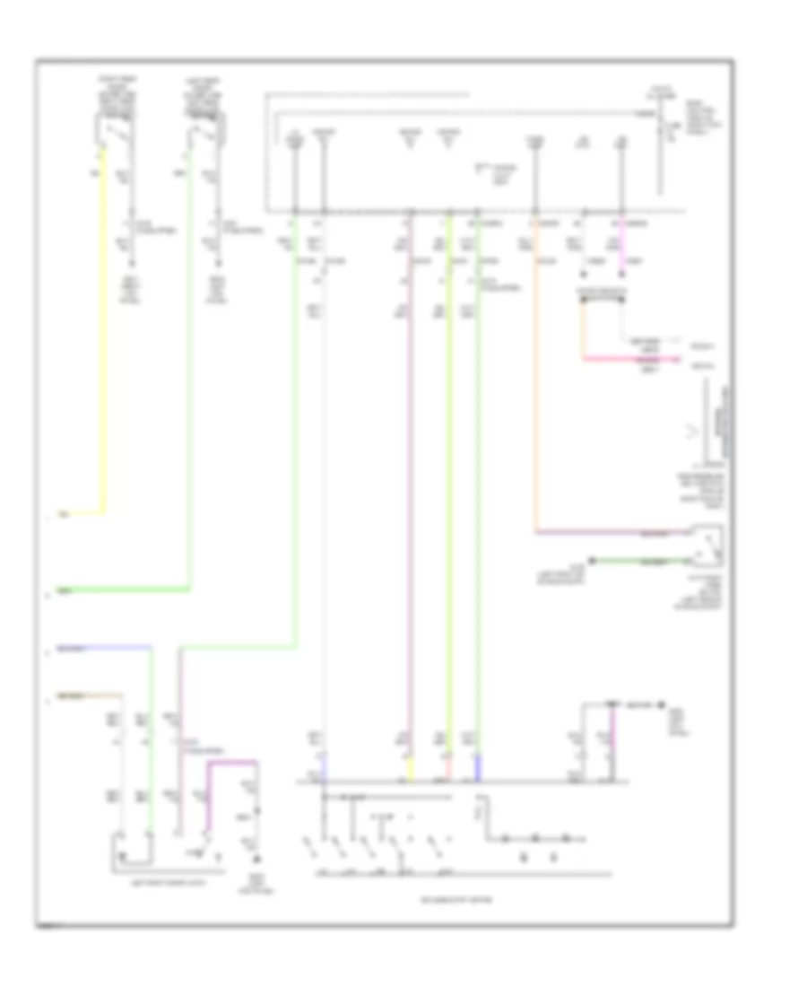 Forced Entry Wiring Diagram 2 of 2 for Ford F 150 FX2 2013